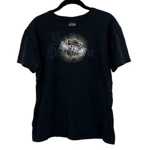 Vintage Harley Davidson Short Sleeve Tshirt Black Cancun Mexico Women's XL